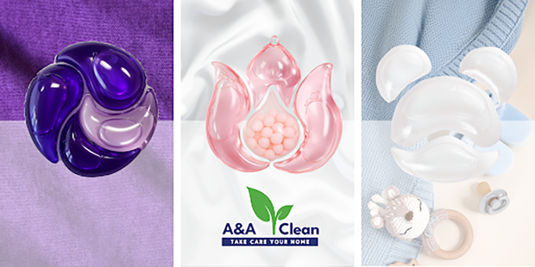 Viên giặt xả A&A Clean đậm đặc giúp làm sạch sâu từng sợi vải, khử mùi ẩm mốc và lưu hương bền lâu