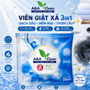 Túi nước giặt xả lưu hương quần áo hương hoa Thủy Tiên A&A Clean